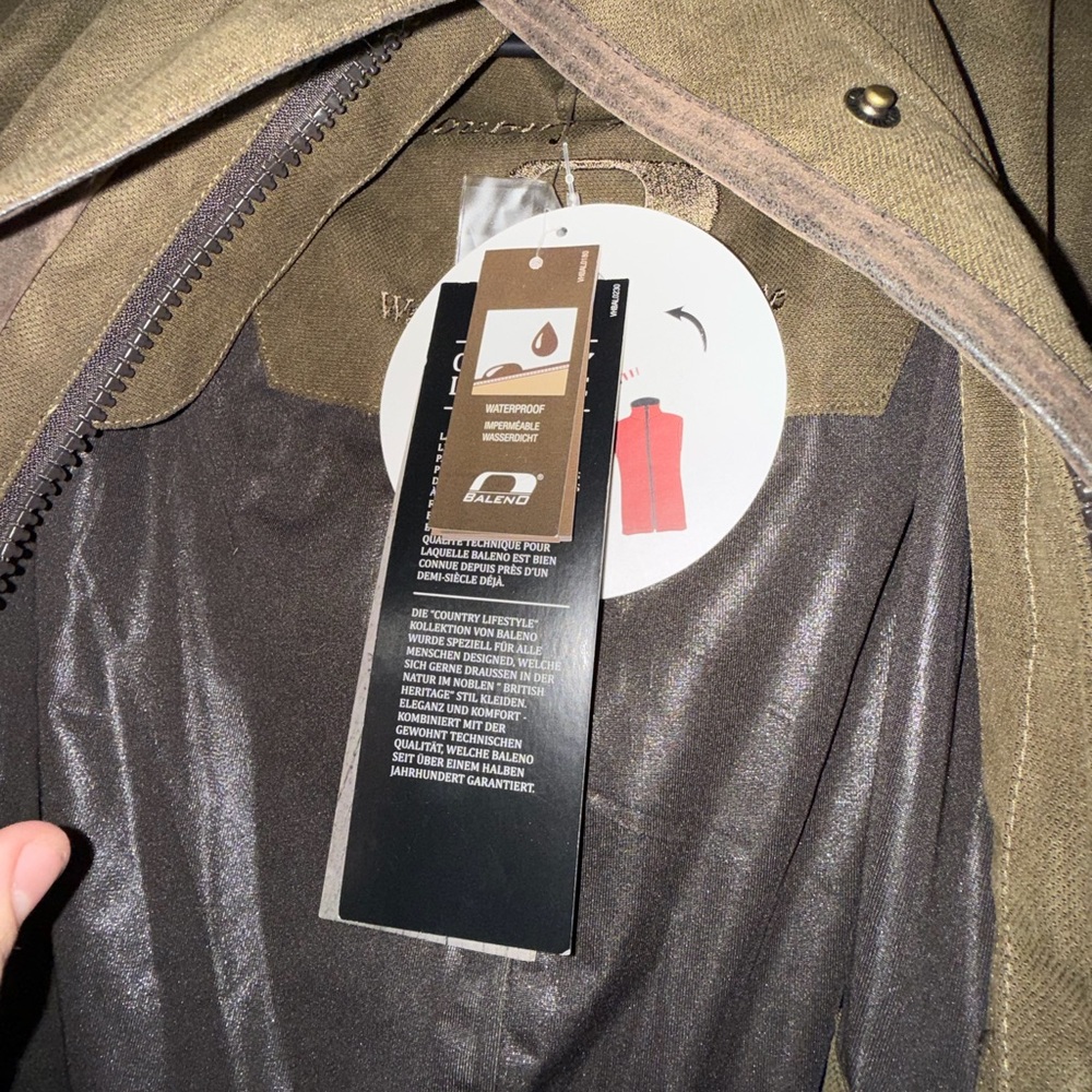 BALENO Womens Kensington Waterproof Coat - Pine Green $285 MSRP Brand New w/tags - Picture 7 of 13